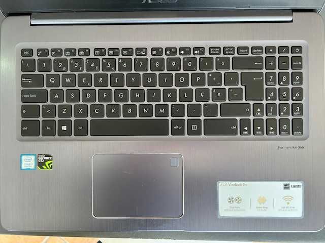 Asus Vivobook N580GD - 16 GB ram - CINZA ESCURO