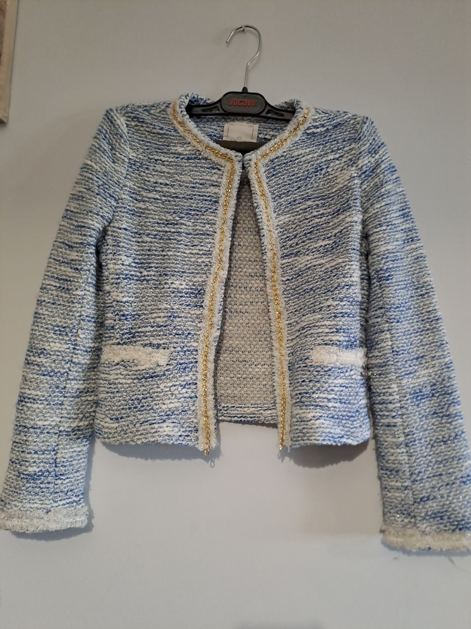 Cardigã blazer elegante para menina de 10 anos