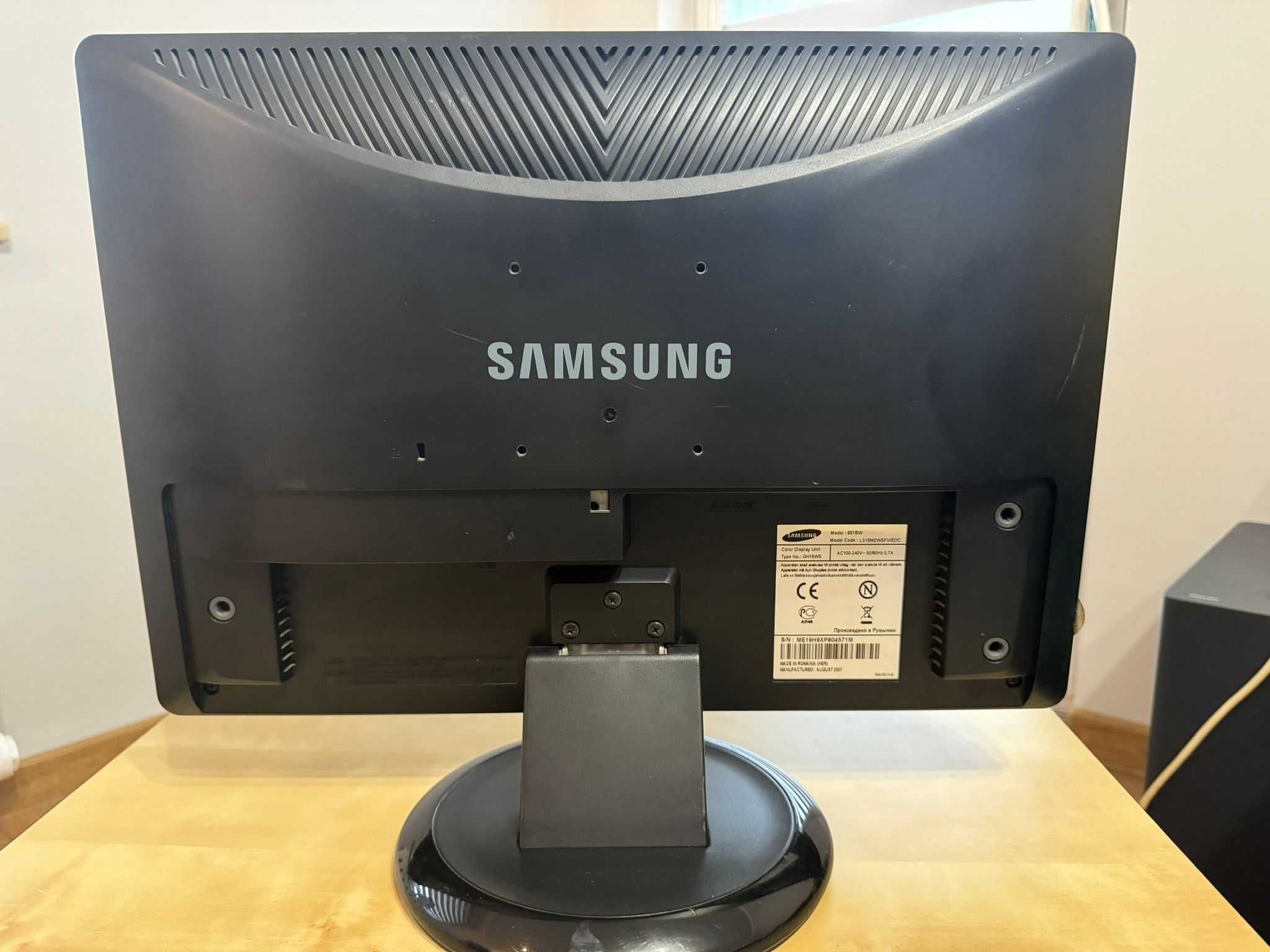 Monitor Samsung SyncMaster 931BW 19 cali