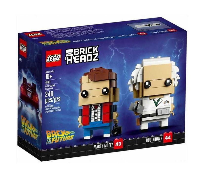 LEGO BrickHeadz 41611 Marty McFly & Doc Brown - NOWY!, nie otwierany