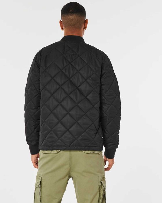 Демісезонна стьобана куртка Hollister Abercrombie & Fitch (L, ХXL)