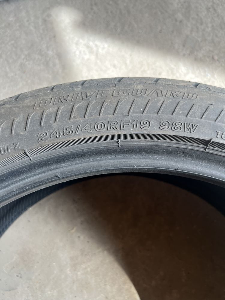 Продам резину BRIDGESTONE DRIVEGUARD 245/40/19