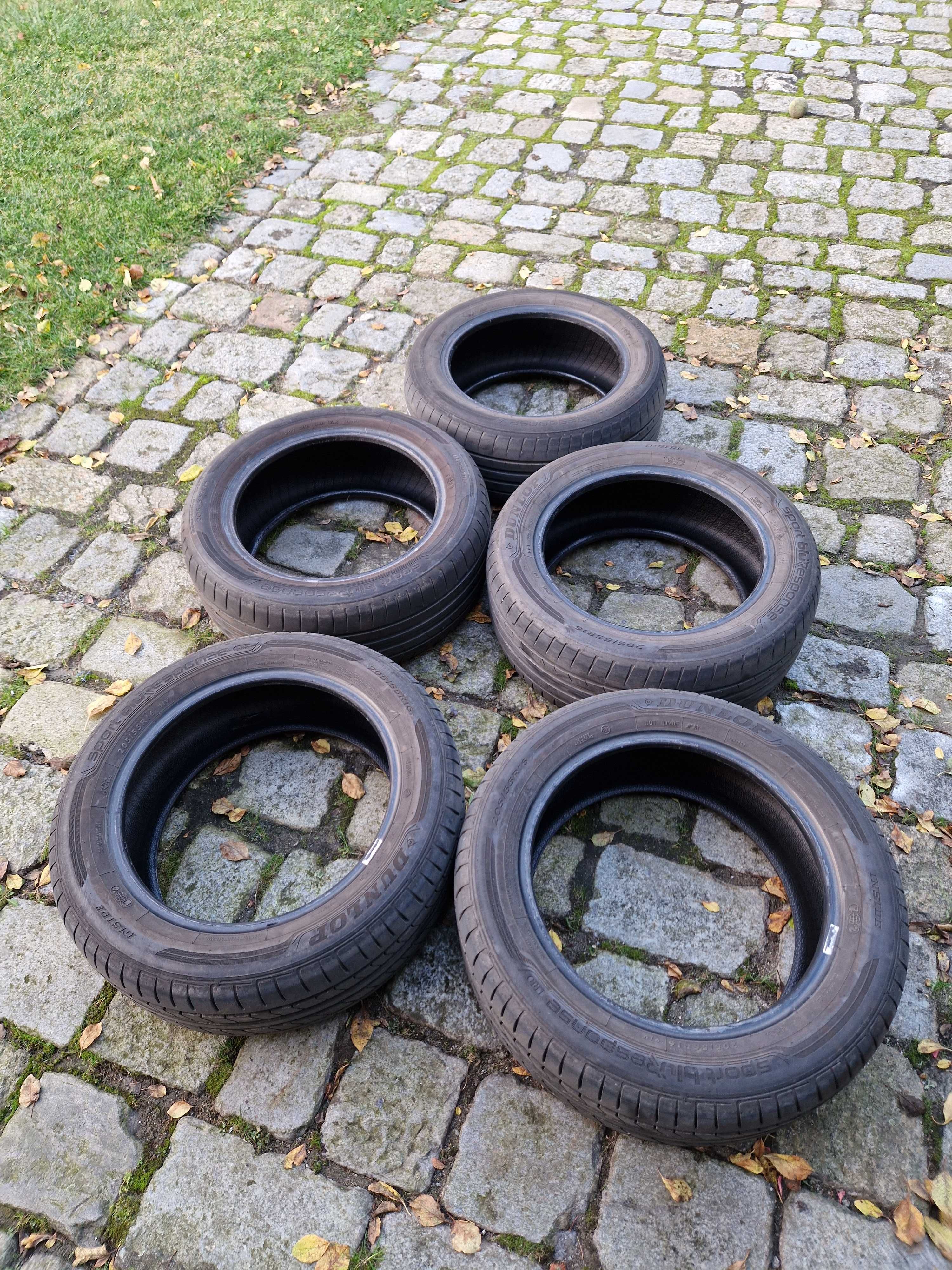 Opony letnie Dunlop Bluresponse 3 - 5 sztuk - 205/55/R16