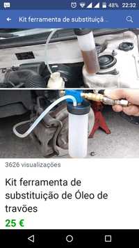 kit Ferramenta de Substituição de Óleo da Bomba de Óleo Hidráulico do