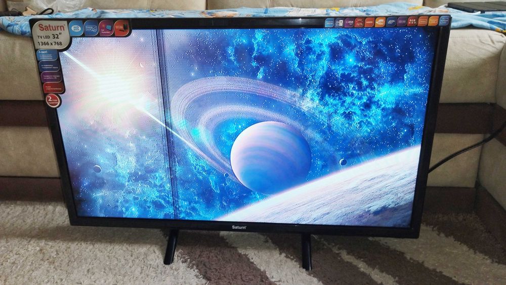 Телевизор  Saturn 32 дефект