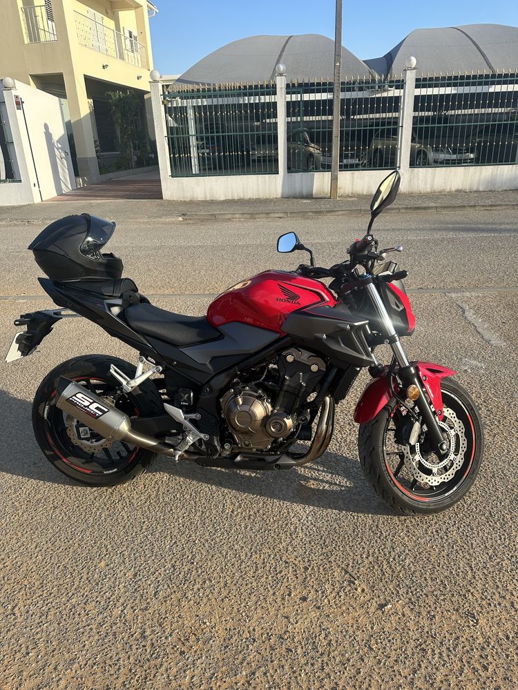 Honda CB500 F 2021, 18000km Carta A2