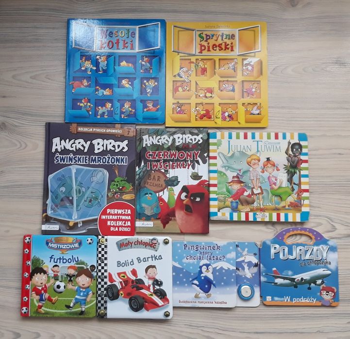 Książeczki dla dzieci do czytania i zabawy - TWARDE KARTKI