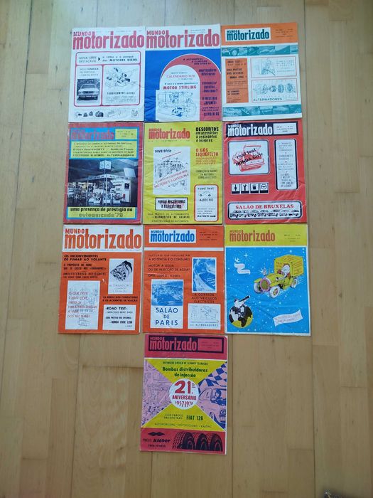 Revistas Antigas "Mundo Motorizado" - Anos 70