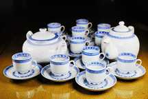 Serviço de chá e café em porcelana chinesa