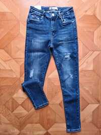 Spodnie jeansowe z przetarciami skinny 29/38/40 M/L M.Sara