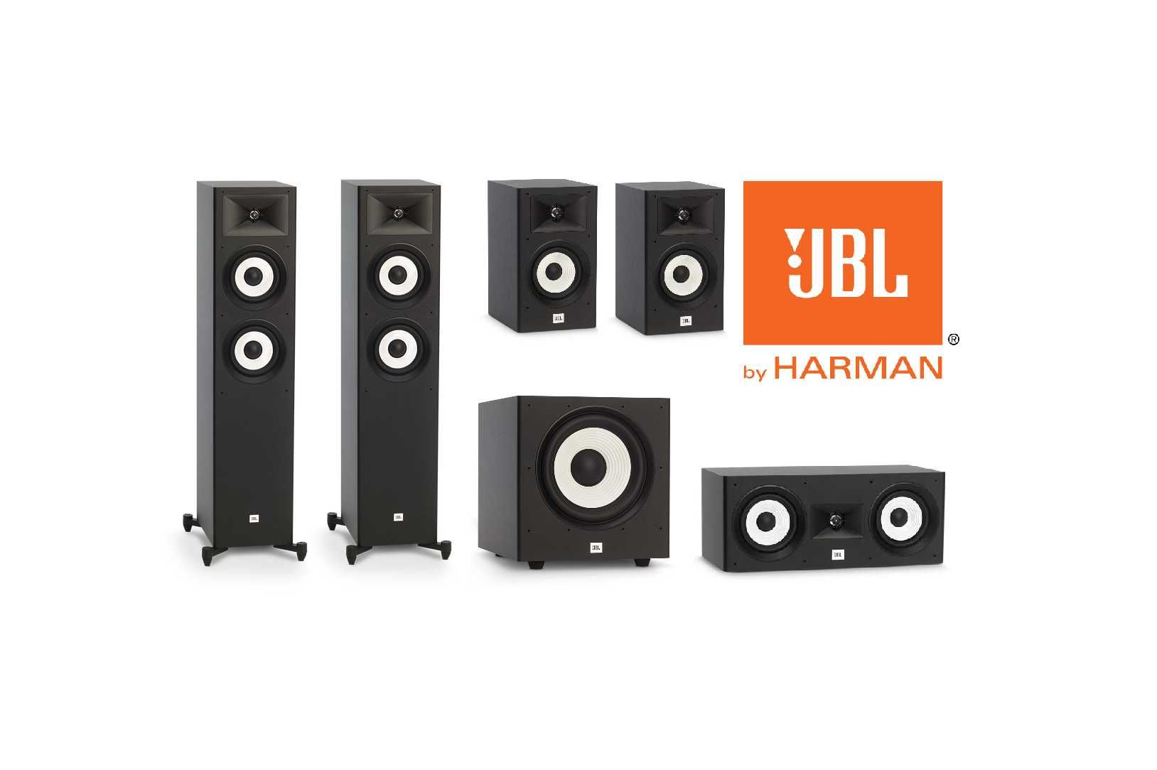 JBL Stage A180 Czarny Zestaw Kino Domowe 5.1 Atmosfera Dźwięku RATY 0%