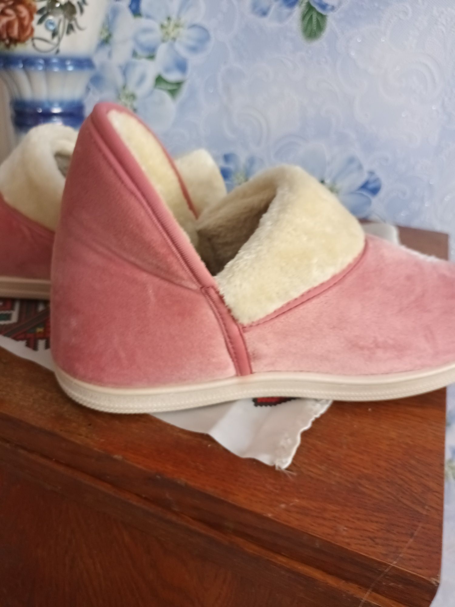 Тапочки чуни на меху