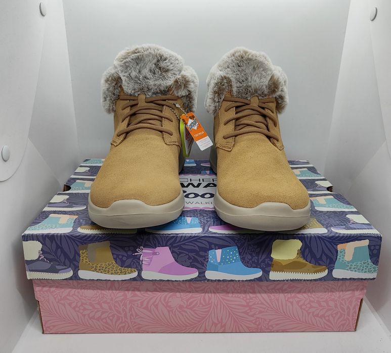 замшевые 24,5 25,5см ботинки кроссовки Skechers On The Go оригинал