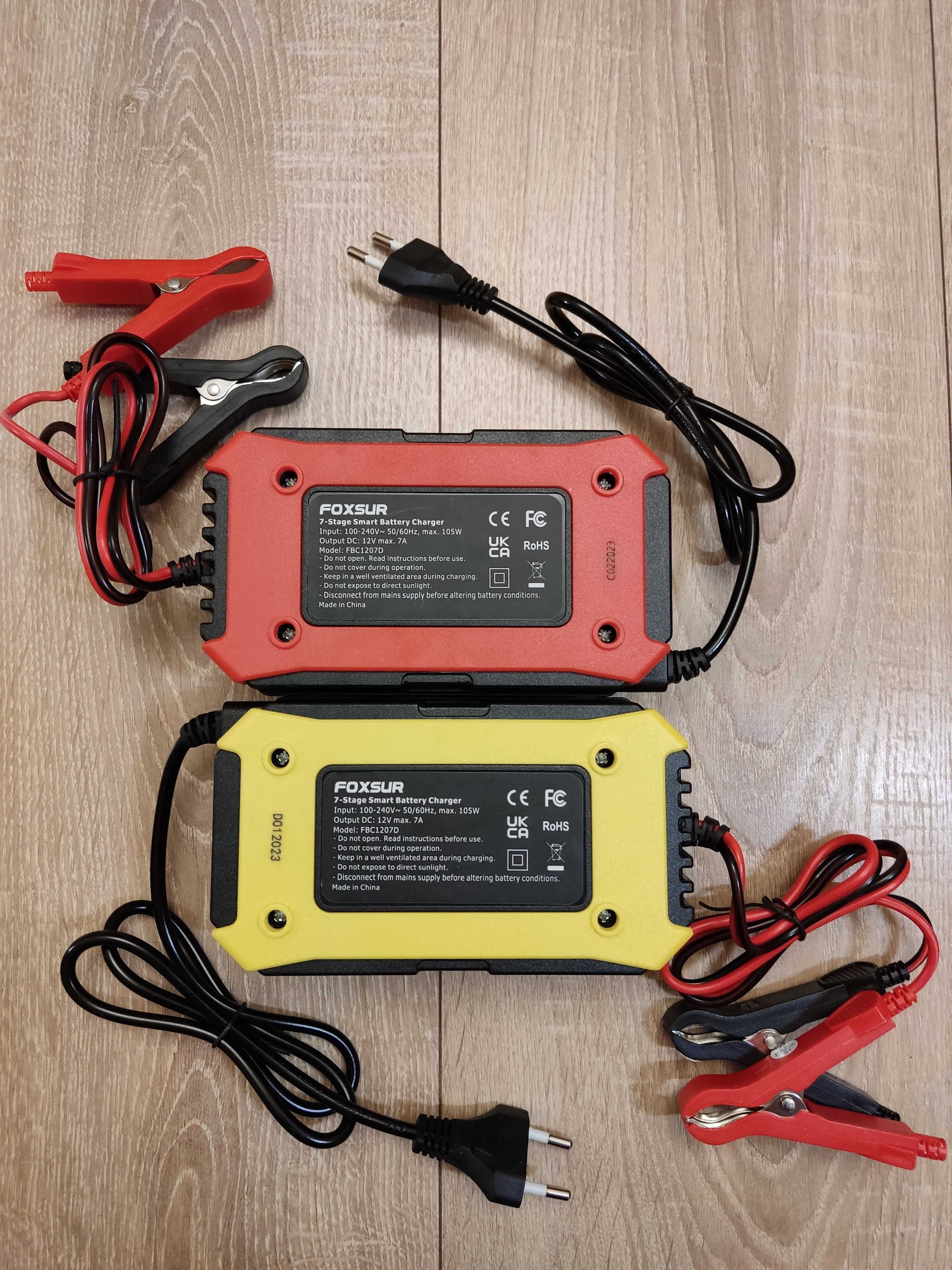 FOXSUR 12V 7A. Зарядное устройство. Оригинал.