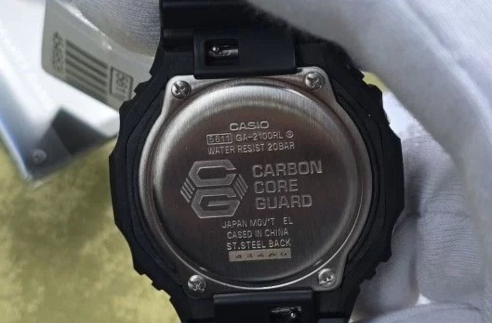 Оригинальные мужские часы Casio G-Shock GA-2100RL-1A.
