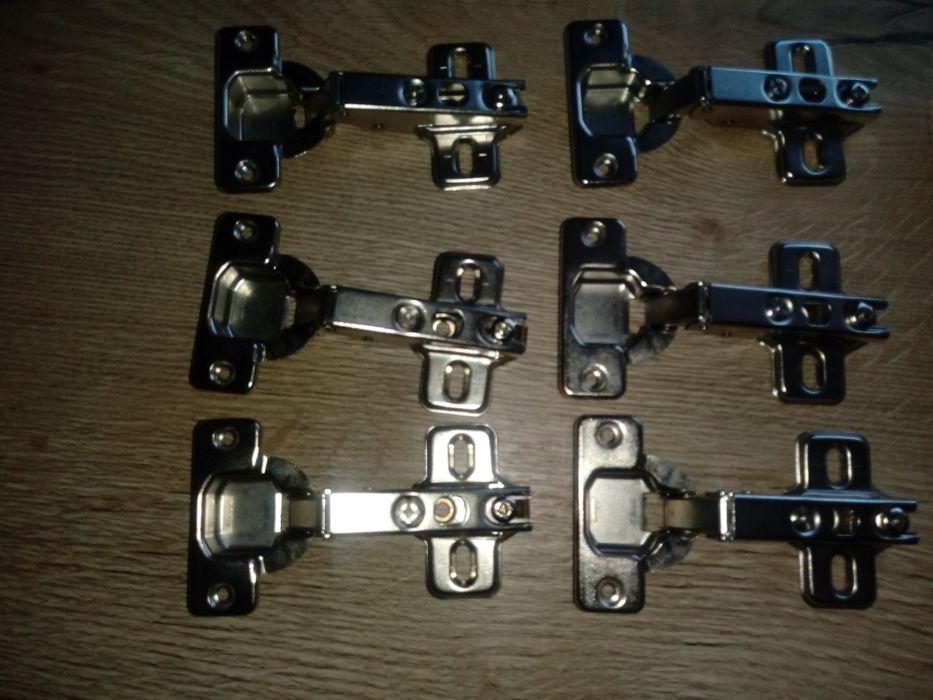 Zawiasy meblowe zestaw
