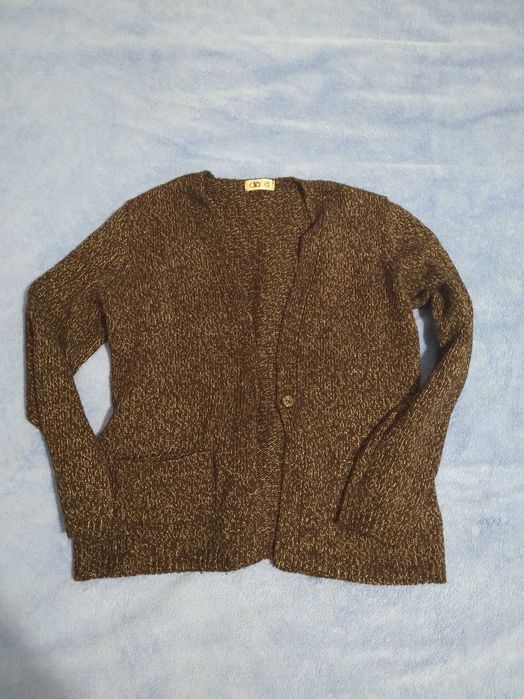 czarno-biały sweter