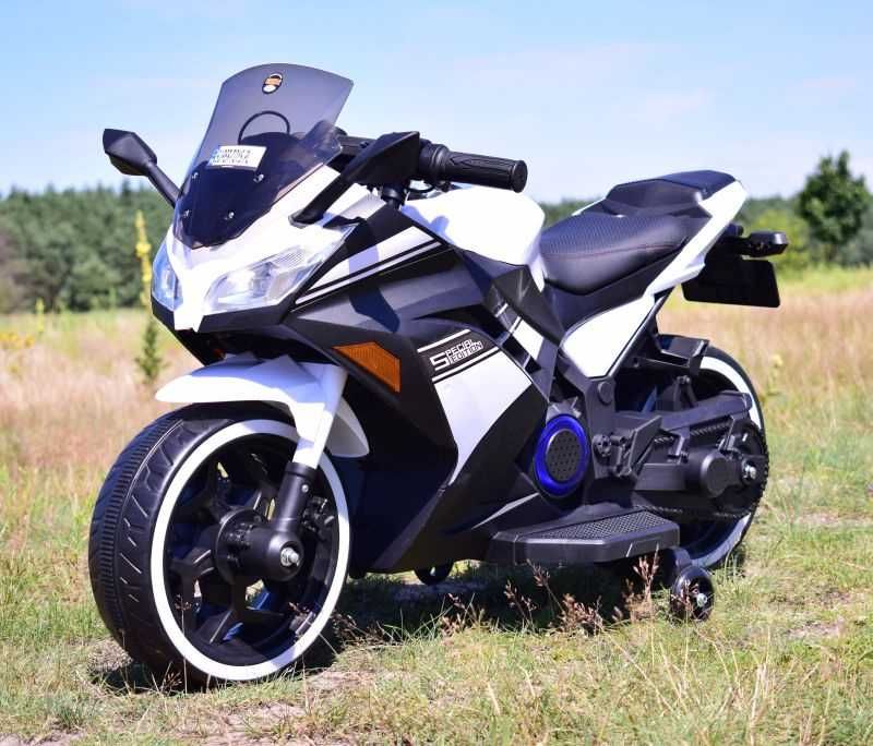 Autko motorek MEGA MOTOR ŚCIGACZ Exclusive na akumulator dzieci DLS07
