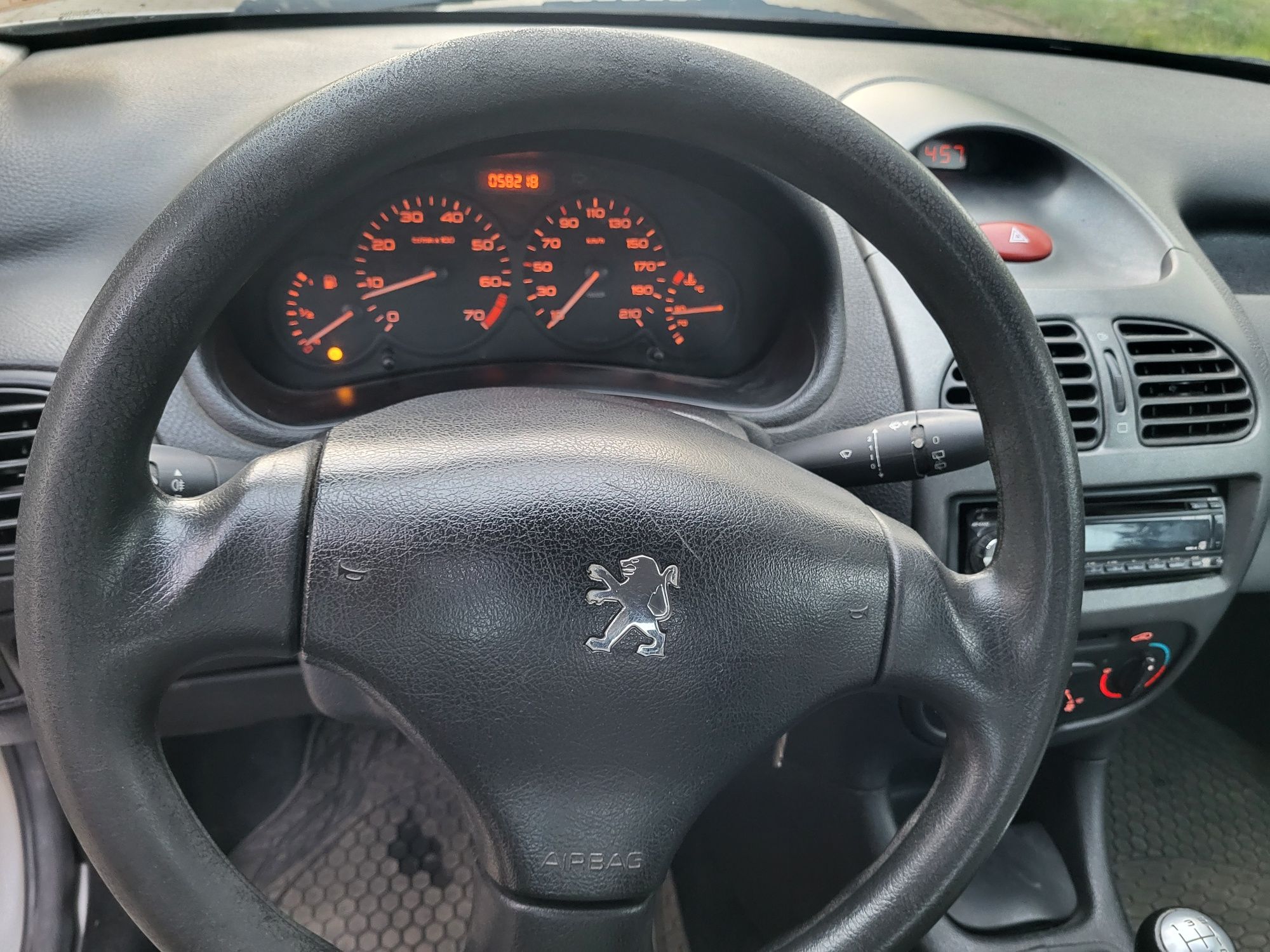 Peugeot 206 rok 2008  poj.1.4 benzyna
