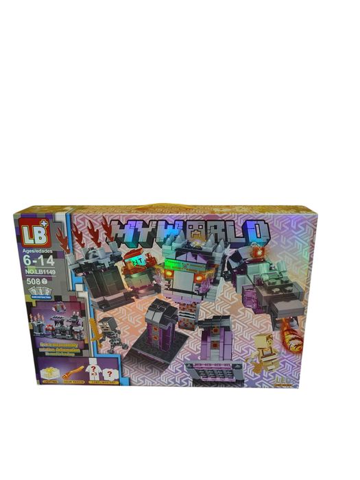 Klocki Minecraft 2 w 1 Robot / Forteca xxl