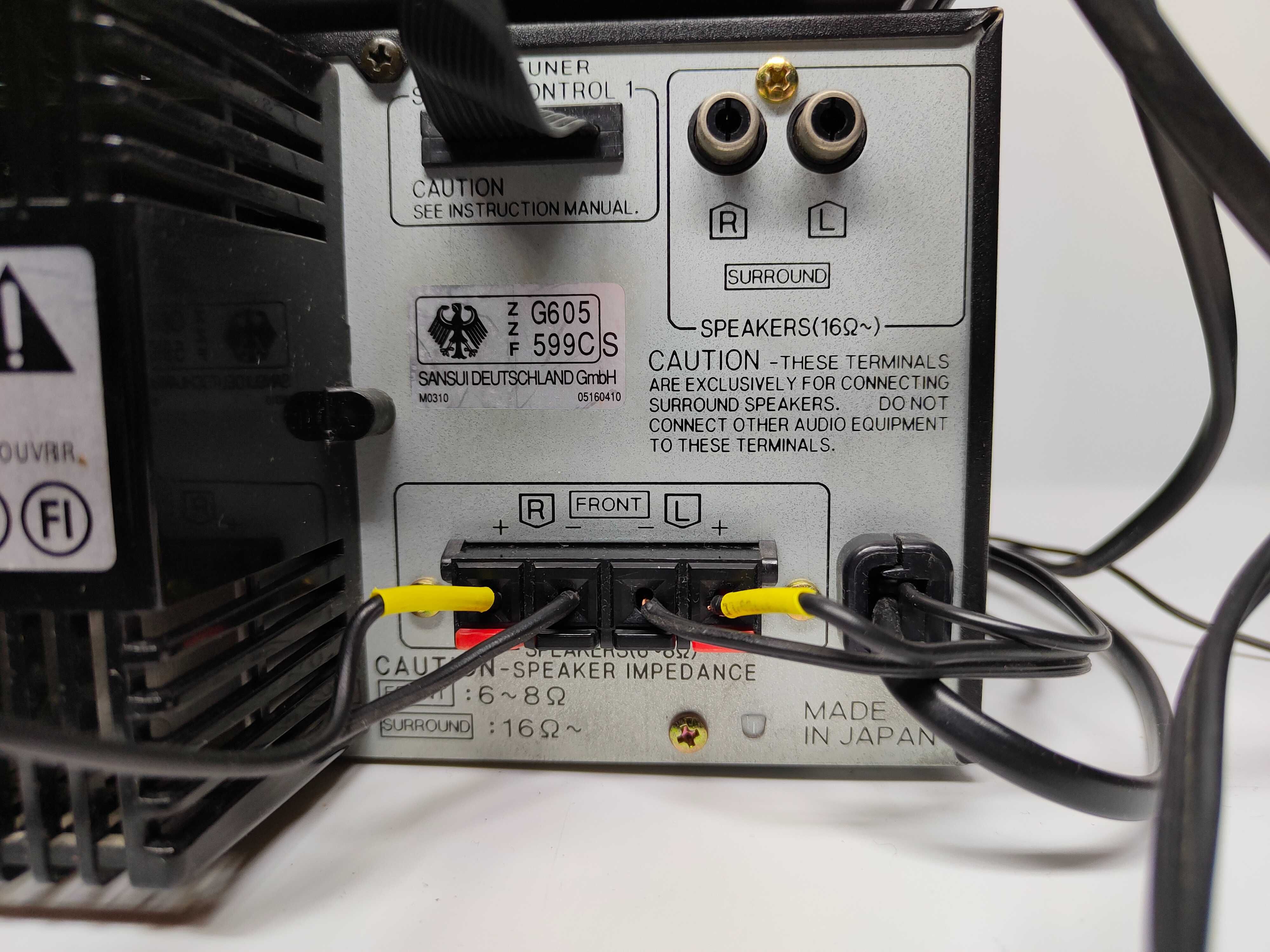 SANSUI A-X750 wieża stereo z pilotem