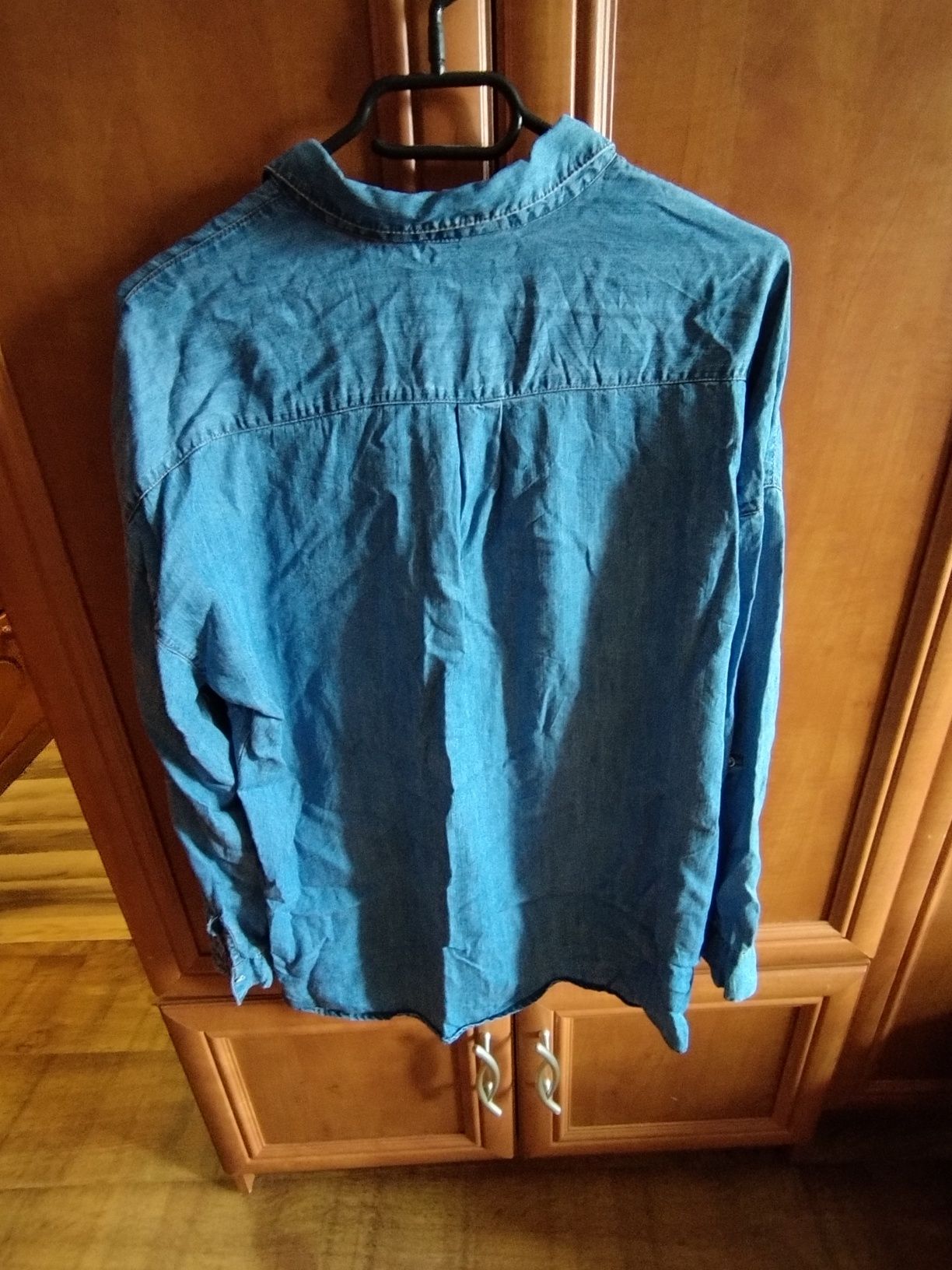 Koszula jeansowa M, rękaw regulowany