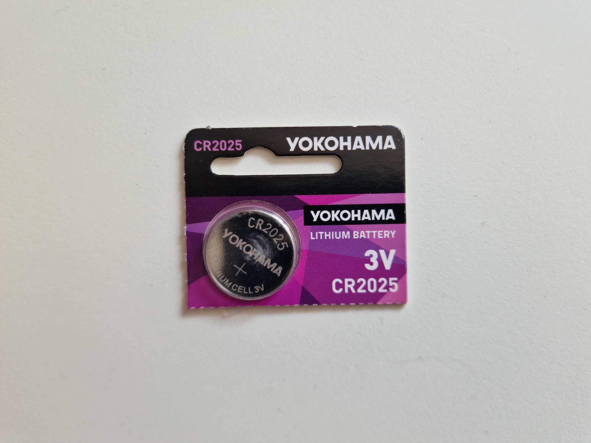 Bateria płaska Yokohama CR2025 3V i LR44