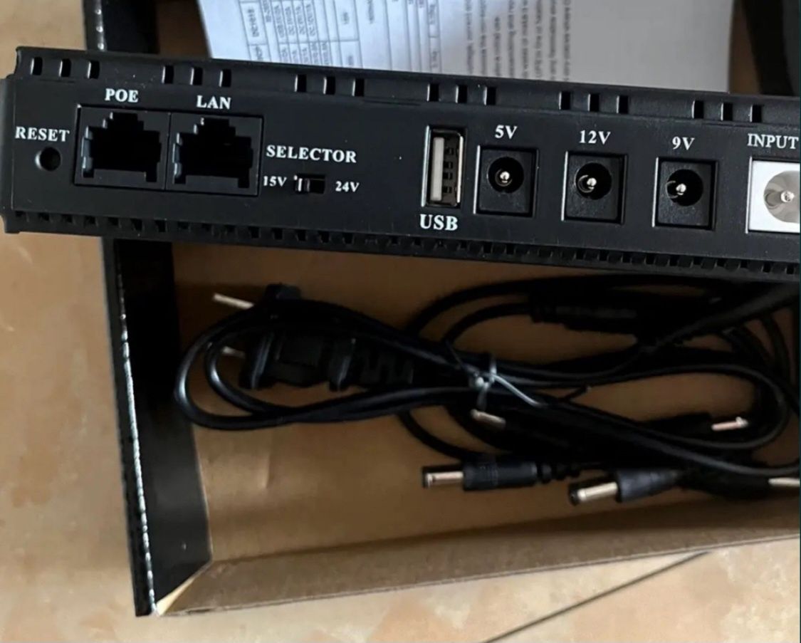 ДБЖ/UPS 18/36w для роутера, модема