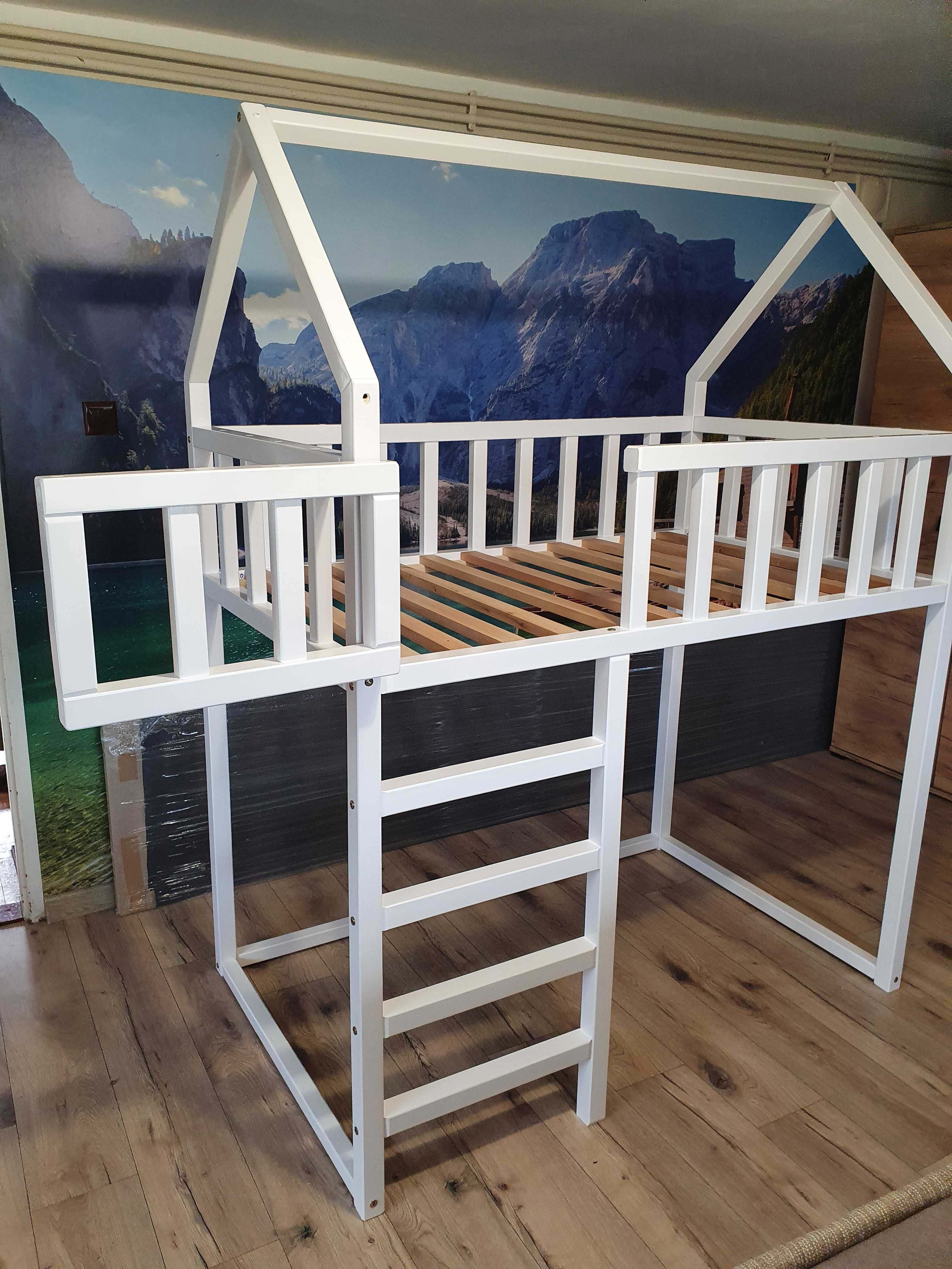 łóżko antresola domek drewniane producent