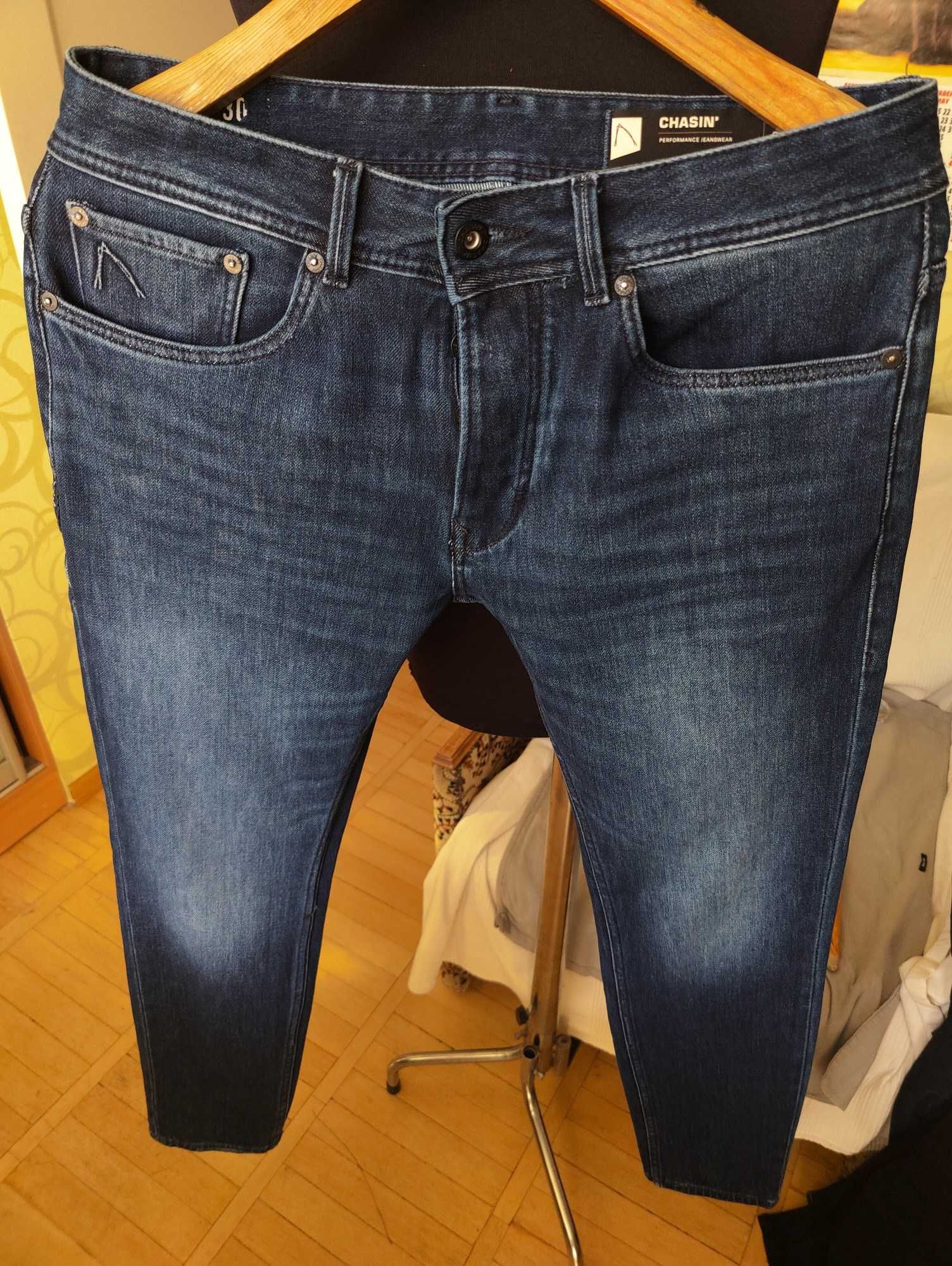 Джинсы Chasin jeans Дания W31 stretch navy.