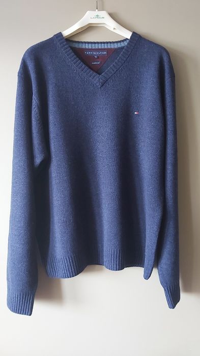 Tommy Hilfiger sweter XXL 100% lambs wool