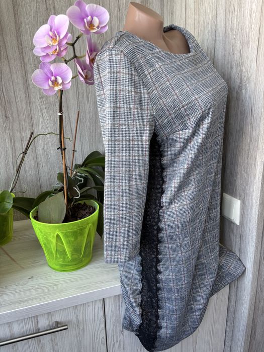 Плаття/сукня стильна сіра 50 р.DRESSA