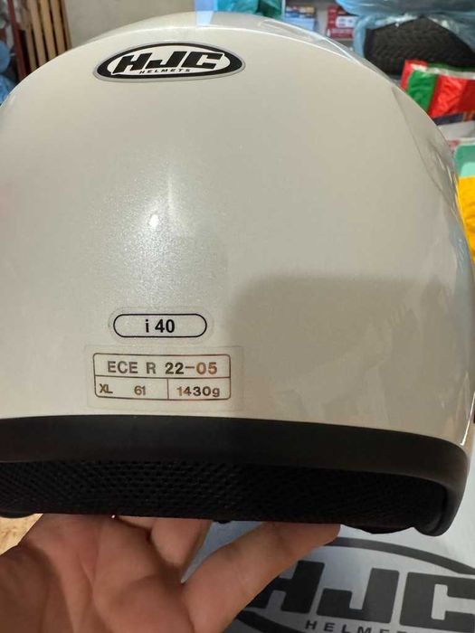 Kask motocyklowy HJC i40 Pearl White XL 61
