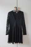 Sukienka koronkowa H&M 36 S elegancka mała czarna