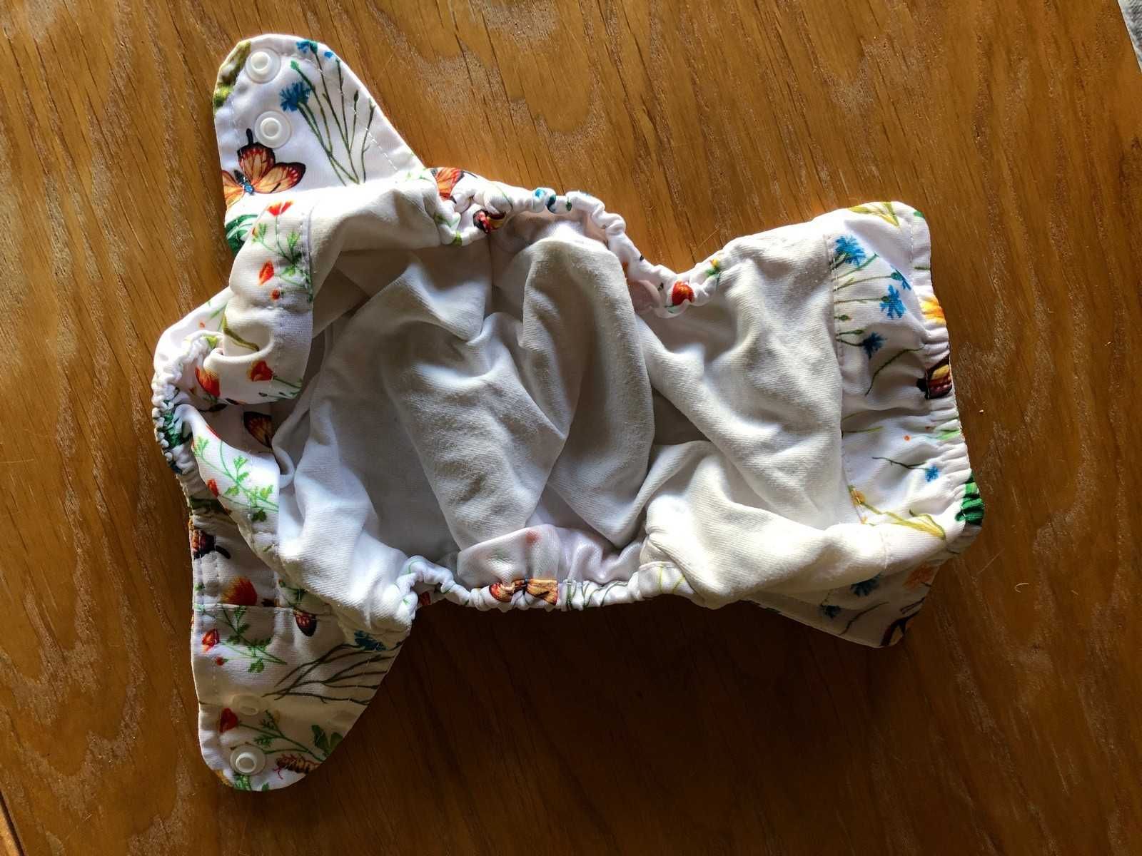 Pieluszka z kieszonką Pupus newborn nb - w trawie 3-7 kg