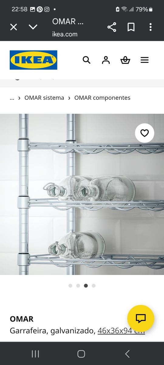 Garrafeira Metal do IKEA