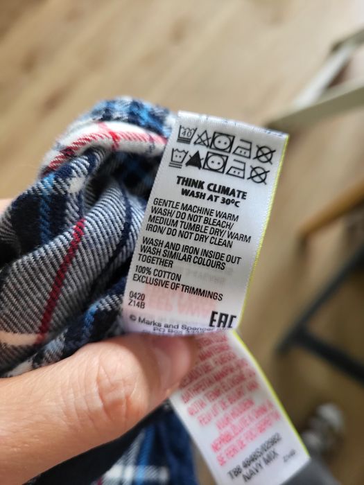 Koszula w kratę flanelowa
