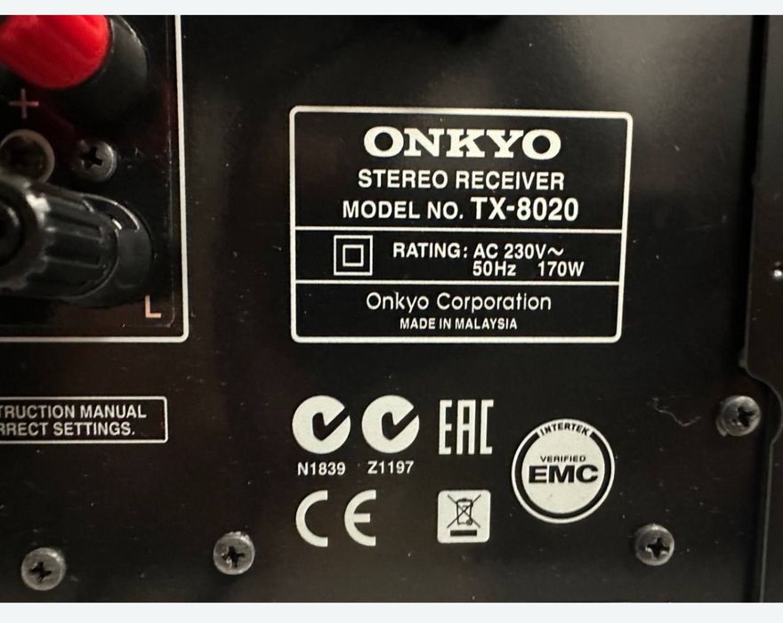 Amplituner stereo Onkyo TX8020