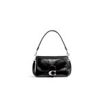Сумка Coach Soft Tabby Shoulder Bag Black/Silver