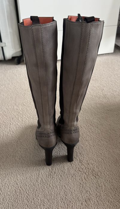 Женские сапоги Santoni оригинал!