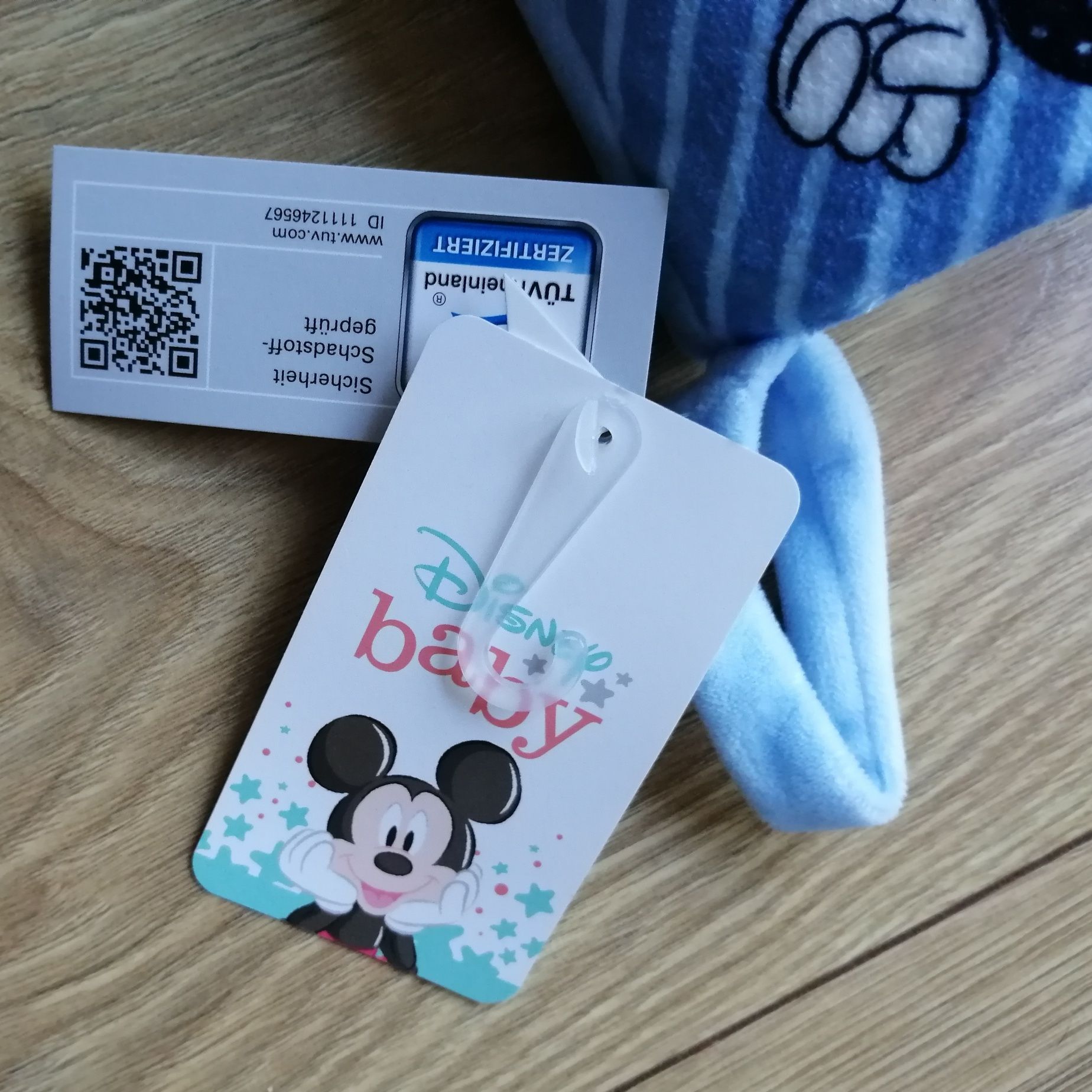 Książeczka sensoryczna szeleszcząca szeleścik Disney Baby