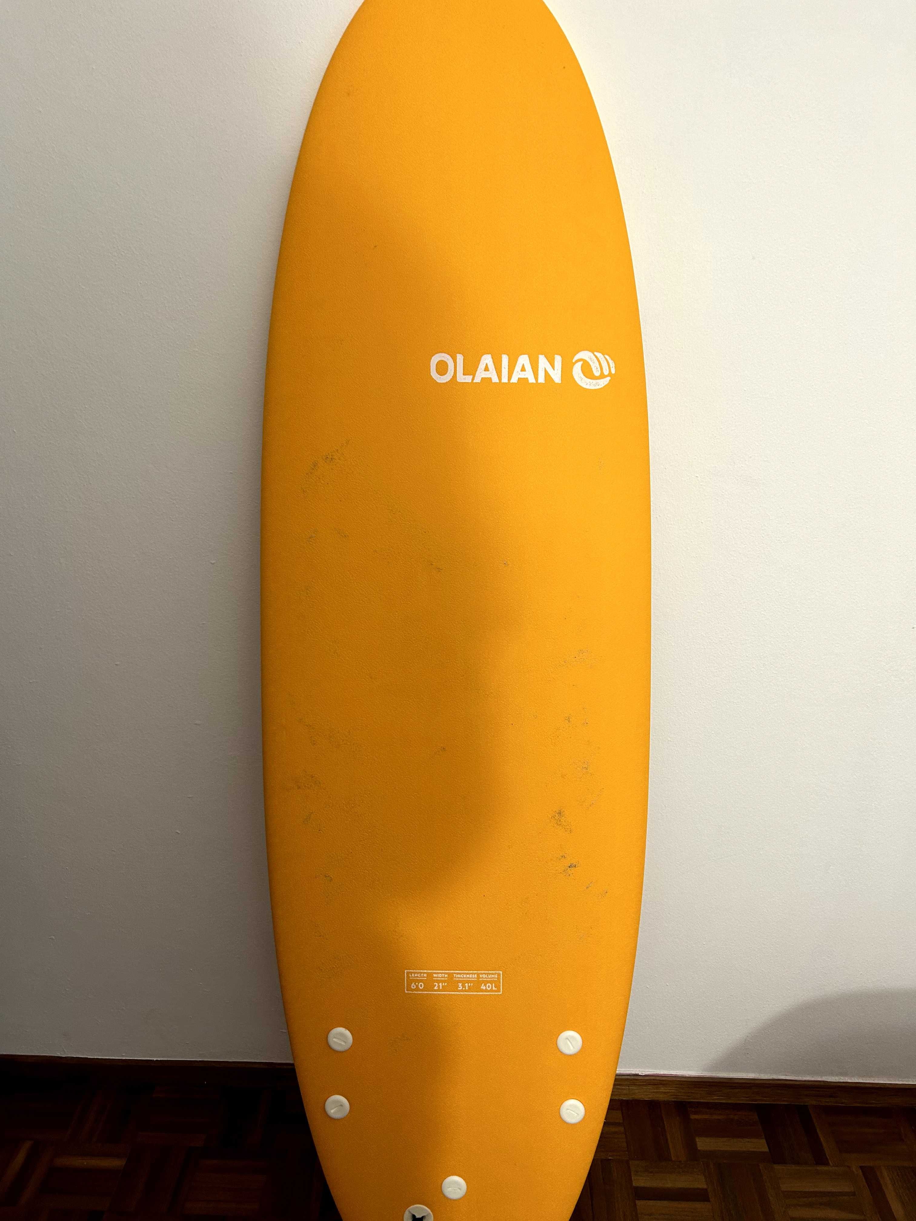 Softboard 6'0 - Como Novo - Olaian Orange