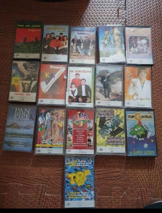 Conjunto de 70  cassetes novas
Musica Popular nacional 

Quim barreiro