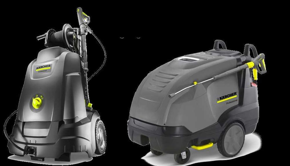 Wynajem sprzętu do mycia dachów myjki z grzaniem wody,