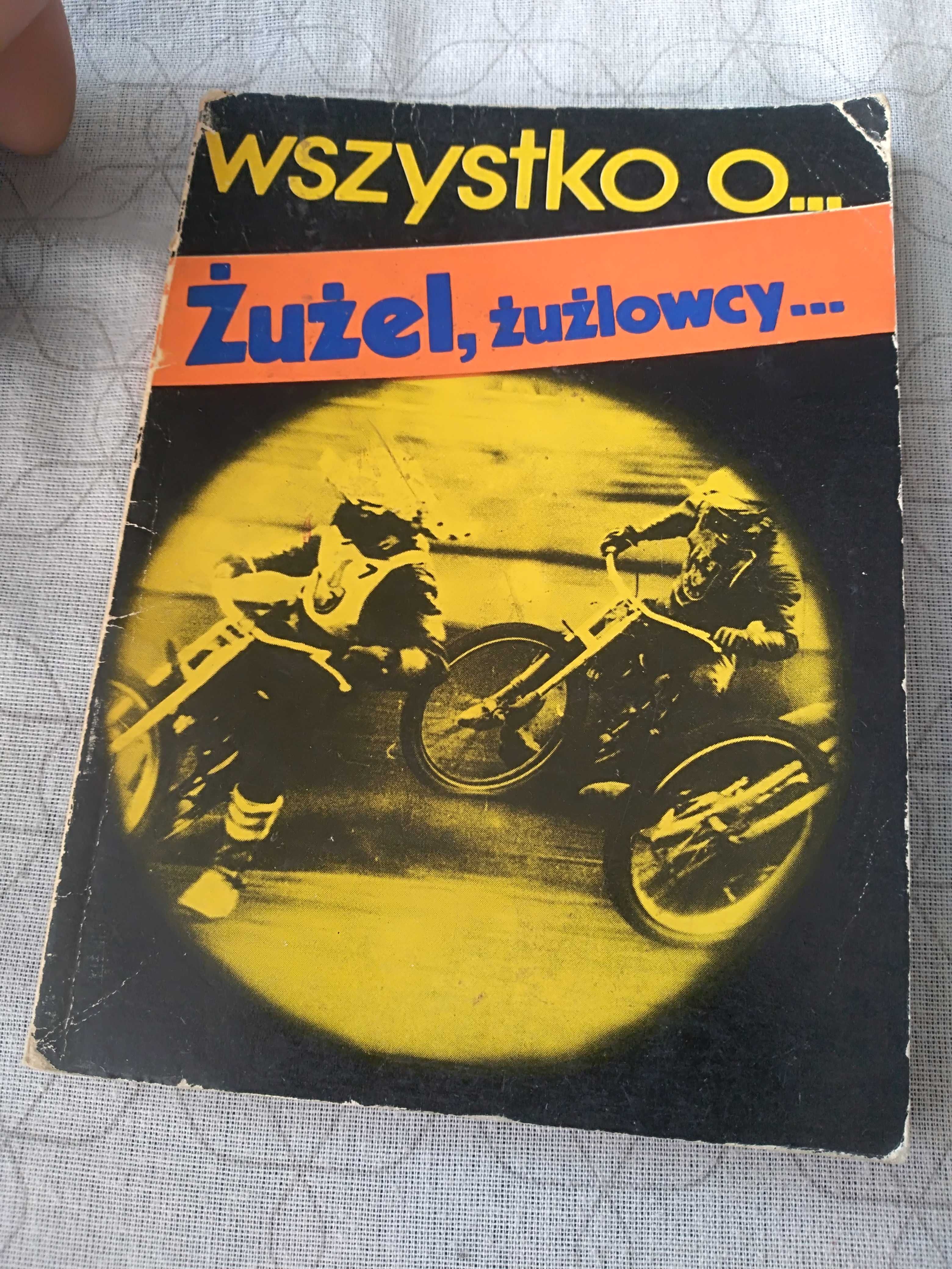 Książka Wszystko o... Żużel i żużlowcy Bogusław Koperski 1975 rok