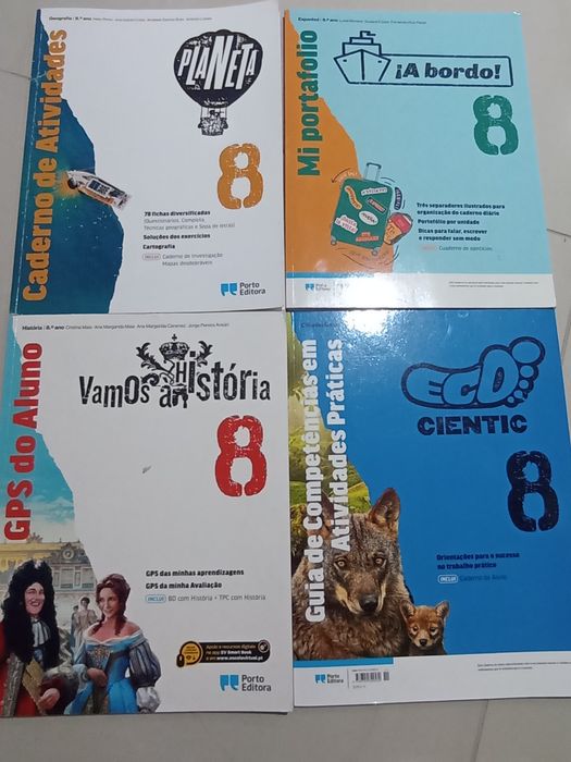 Livros Fichas 8 Ano