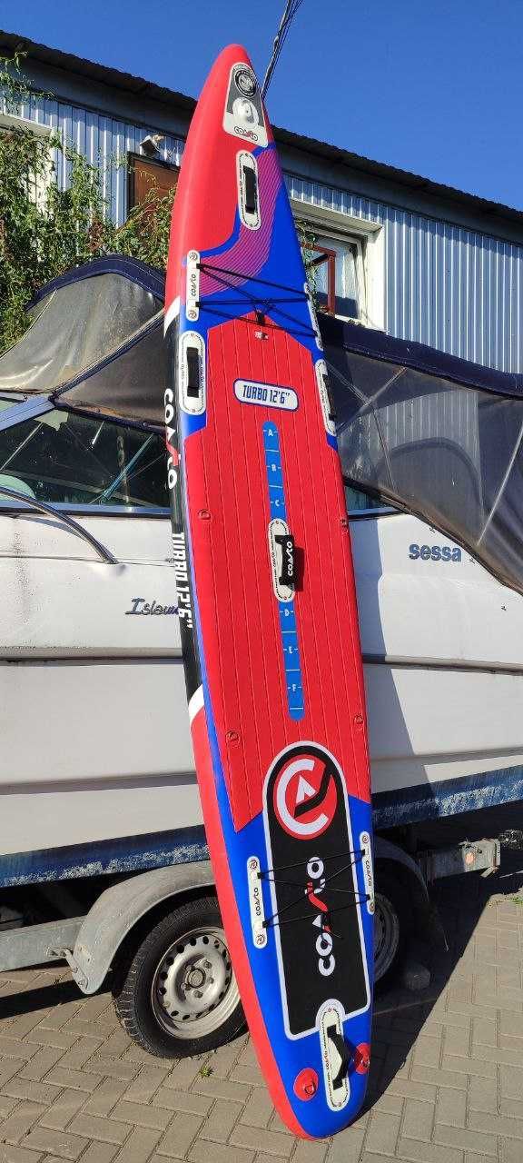COASTO TURBO 12'6 381x76 САП доска SUP дошка 2 СЛОЯ борд board Paddle