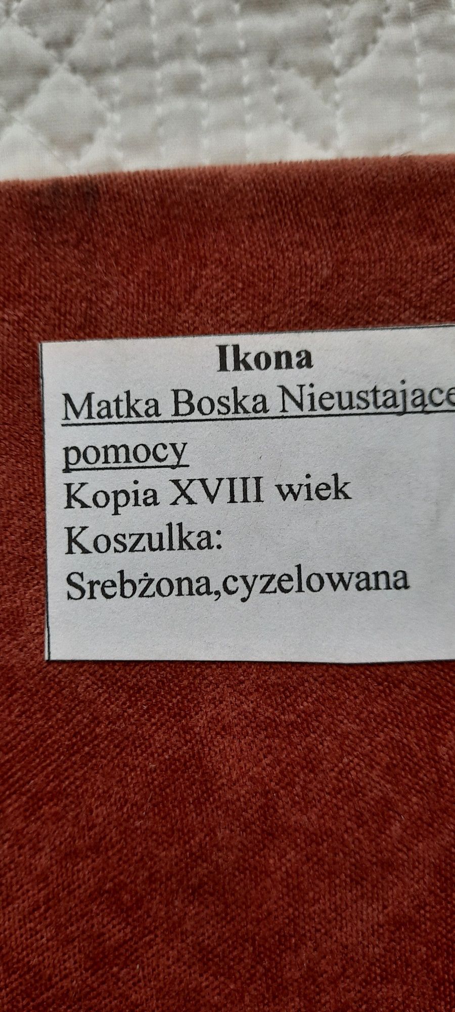 Obraz Matki Bozej
