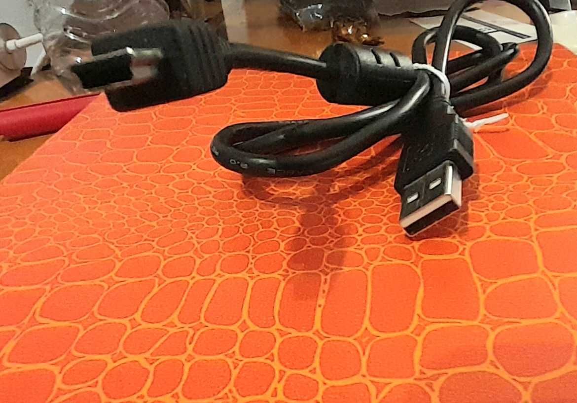 Cabo USB com ficha AMini-USB B 0.70 m Macho