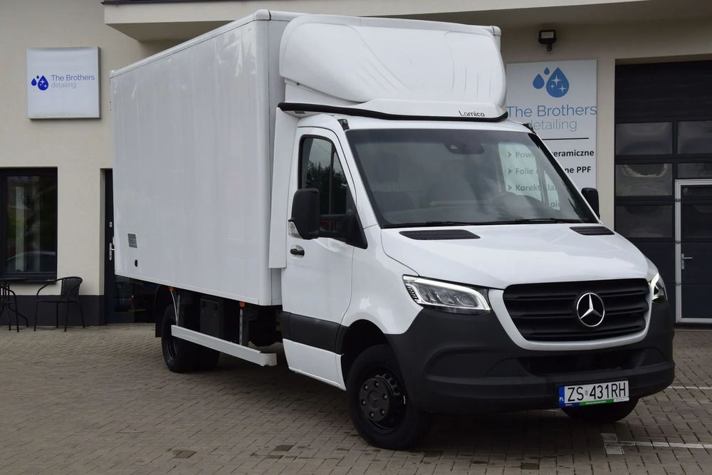 Mercedes-Benz Sprinter 519 CDI  Kontener Na bliźniaku , Automatyczna skrzynia 190 KM, Salon PL   Na gwarancji  519 Automat Na bliźniaku , Gwarancja Salon PL Stan fabryczny